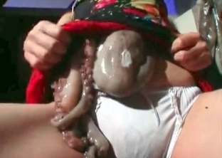 Japanese zoophile and her octopus